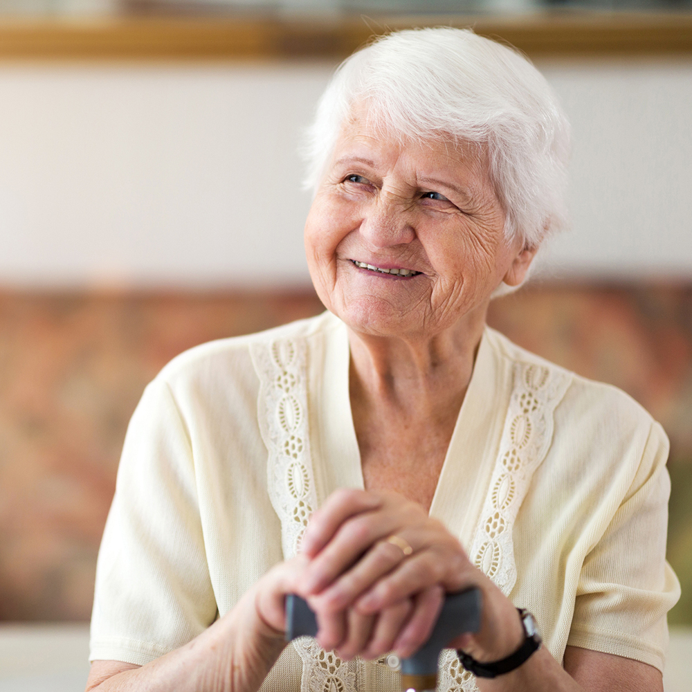 Portrait of an elderly woman